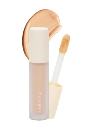 FARMASi Vfx Pro Liquid Concealer Makeup, All-in-one Full Coverage, Highly Pigmented Concealer for All Skin Type, Hide Shadows & Imperfections, Enhance Skin Fullness Foundation Concealer 0,24 Fl Oz C06