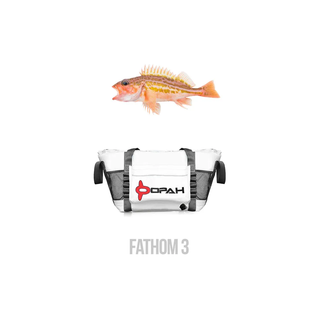 Fathom 3 Insulated Cooler Bag, Rockfish 32"L x 12"W x 18"H
