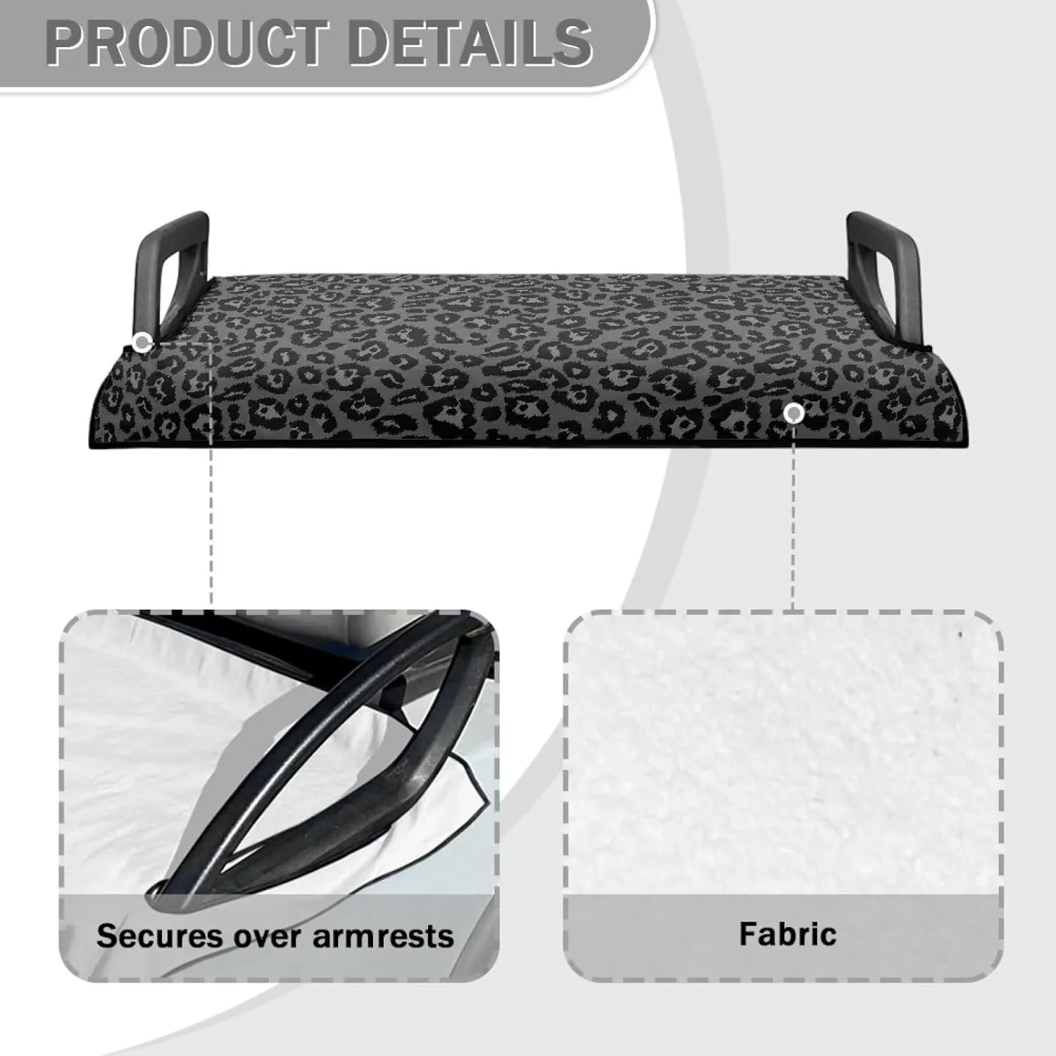 Flashideas Black and Grey Stripes Golf Cart Seat Towel Blanket Covers Portable Club Car Seat Cover Travel Sports Cart Seat Cushion Accessories