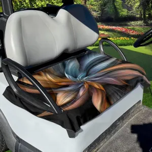 Flashideas Boho Floral Golf Cart Seat Covers Breathable Golf Cart Seat Cushions Golf Blanket Easy to Install Dismantle and Clean Customisable Gift