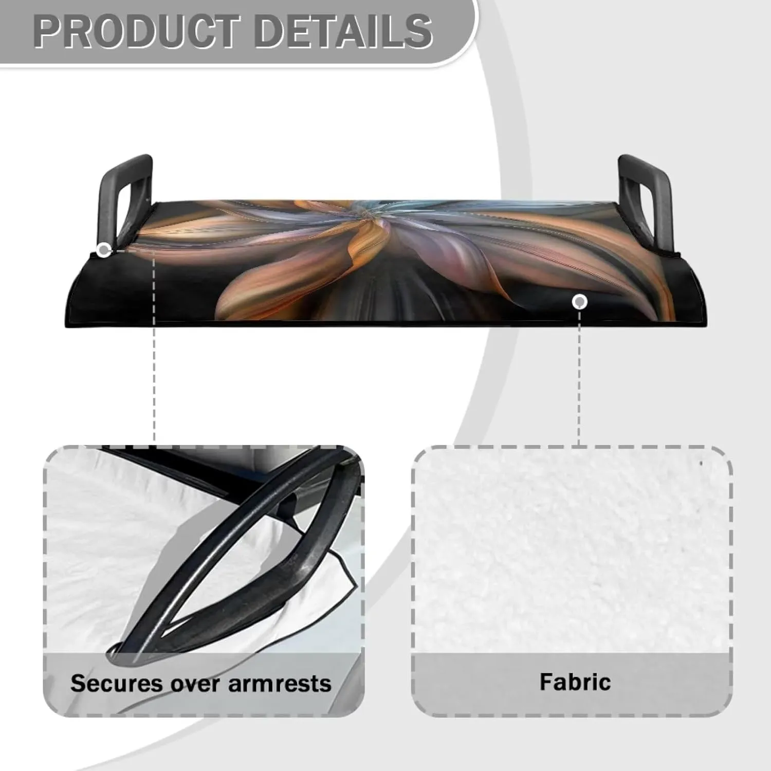 Flashideas Boho Floral Golf Cart Seat Covers Breathable Golf Cart Seat Cushions Golf Blanket Easy to Install Dismantle and Clean Customisable Gift