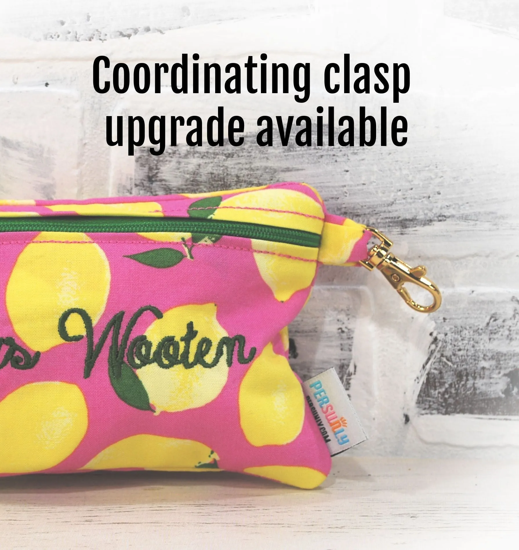 Floral Pickleball Personalized Reusable Food Bag