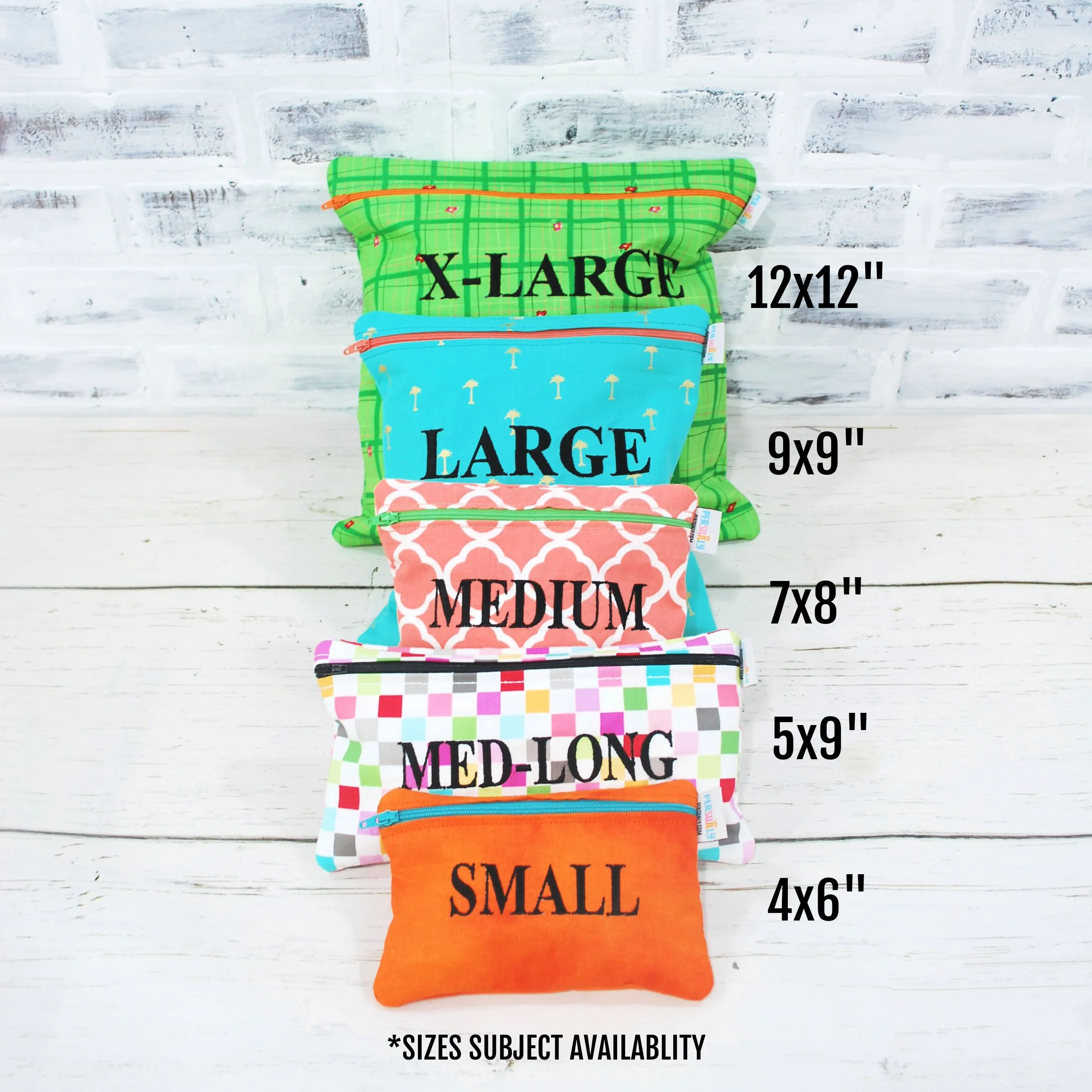 Floral Pickleball Personalized Reusable Food Bag