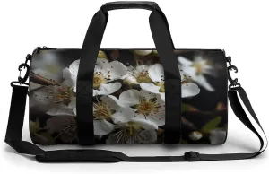 Flowers Bloom And Fragrant Sport Gym Duffle Travel Bag for Women Men Overnight Weekender Bag with Shoe Compartment,Wet Pocket, 17.7in/9in/9in, style-31