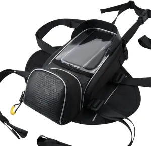 for Yam&aha VT 700 Tank Bag Motorcycle Oil Fuel Saddlebag Visuable Pouch Dual Sport Dirt Bike Storage Pack Black