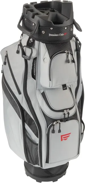 Founders Club 4th Generation Club Lock Organizer Golf Cart Bag for Men with 14 Way Anti Rattle Divider Top- Free Snap On Rain Hood-Full Length Dividers
