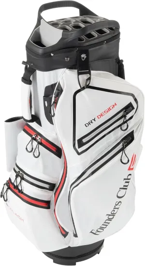 Founders Club Splash Waterproof Golf Cart Bag Ultra Dry for Rainy Days on The Golf Course Light Weight 14 Way Full Length Divider Plus External Putter Tube and Rain Hood