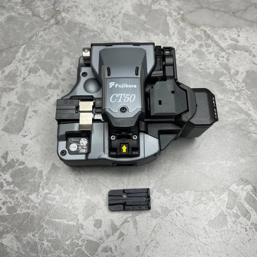 Fujikura New Model CT50 CT-50 with CT50 Fiber Holder (FIber Holder is free) High Precision Fiber Optic Cleaver Cutter with Bluetooth Function