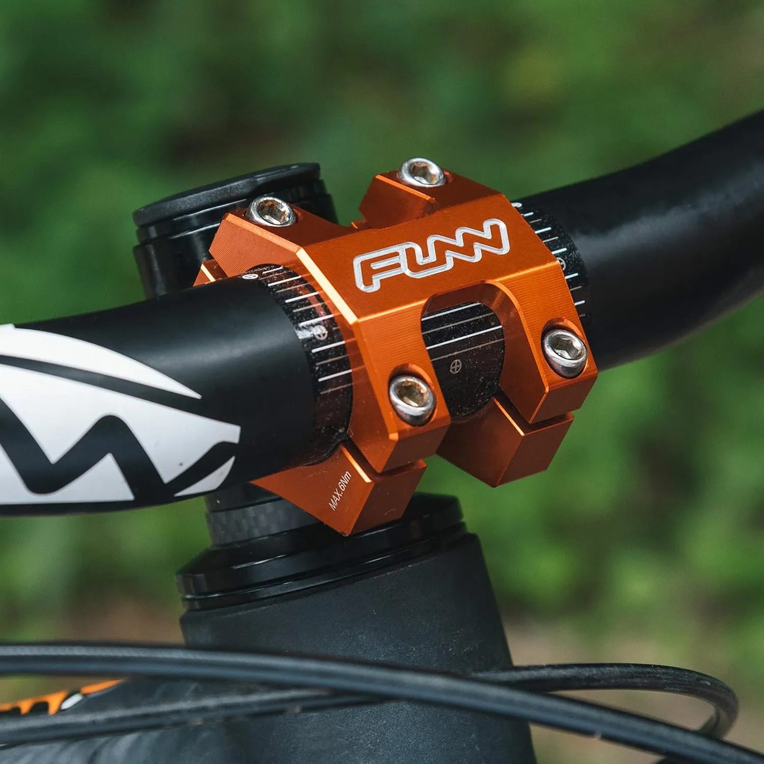 Funn Funnduro MTB Stem with 31.8mm Bar Clamp - The Ultimate Ultralight and Tough Alloy Bicycle Stem for Mountain Bike and BMX Bike