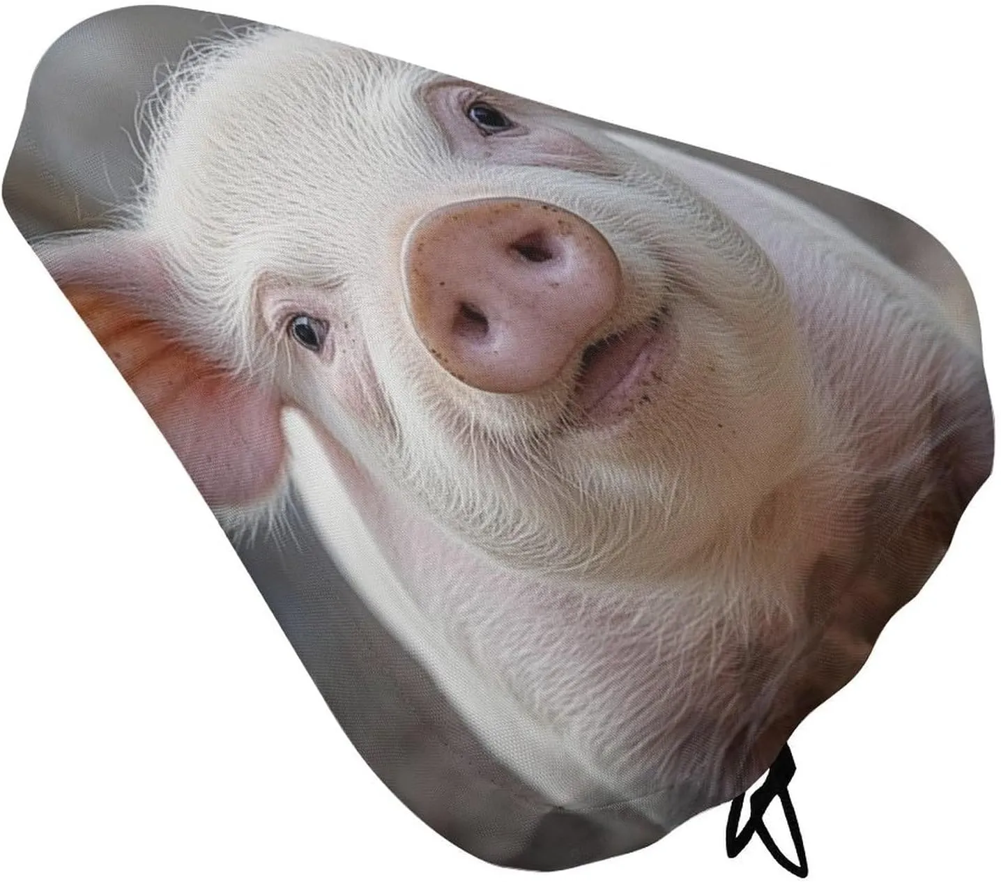 Funny Cute Animal Bike Seat Cover Water-Repellent Exercise Bike Seat Cushion Bicycle Saddle Cover with Drawstring Rain Snow Dust Covers for City Mountain Road Biking