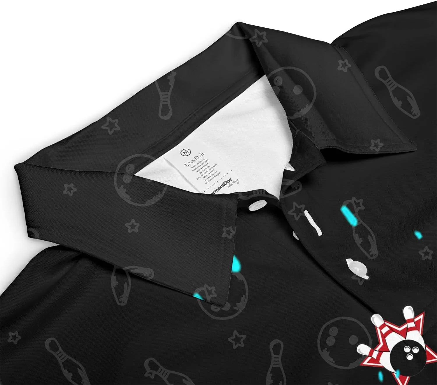 Funny Skull Polo Shirts for Men Retro Skeleton Golf Polos Vintage Mens Polo Shirts Short Sleeve Button Up Shirt