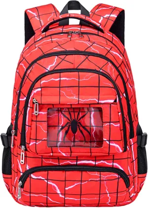 FunnyGifts Kids Backpacks Boys School Bookbag for Elementary Kindergarten Preschool Mochila Para Niños 4 5 6 7 8 9 10 11 12