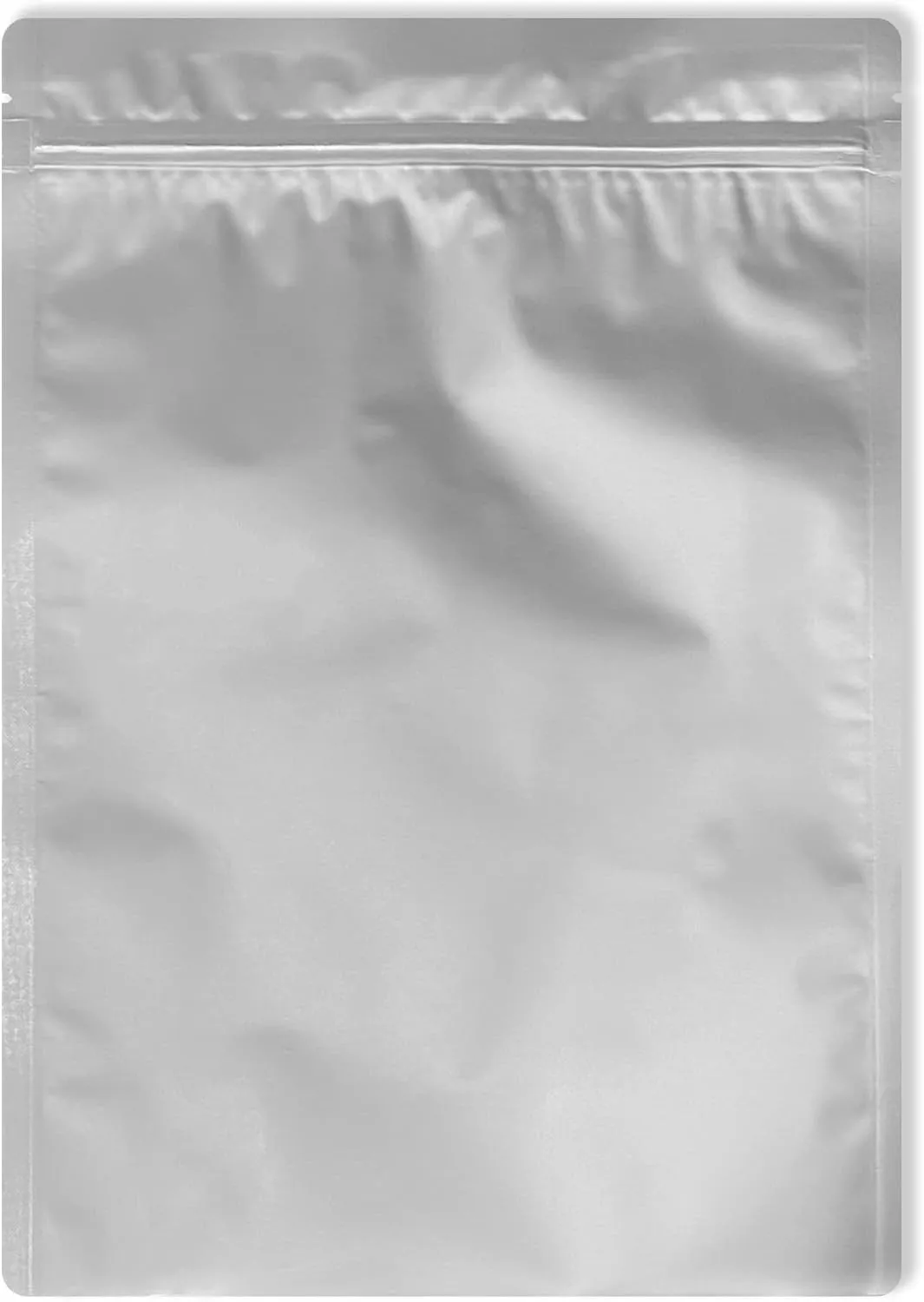 Gallon (10" x 14") AirTight Seal-Top Mylar Bags - 500cc High-Capacity Oxygen Absorbers - Long-Term Food Storage – Heavy Duty 5 Mil Thick (Per Side) - Resealable - Heat Sealable - Food Grade – Rounded Corners – Free Guide - Pack of 100