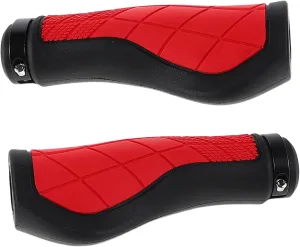 GANAZONO 1 Pair Mountain Bike Grips Ergonomic Non Slip Rubber Handlebar Covers for Cycling Shock Absorbing Wear Resistant Design for Comfortable Rides Rough Terrains