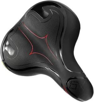 Garneck 1Pc Ergonomic Mountain Bike Saddle Pad Comfortable Shockproof Design for Road and Mountain Bikes Lightweight and Breathable Seat Cushion Easy Installation with Reflective Strips