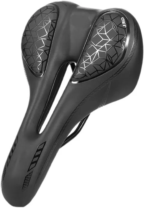 Gel Silicone Bicycle Saddle Comfortable Shock Absorbing Road Hollow Breathable Cycling Soft Cushion Bike Saddle