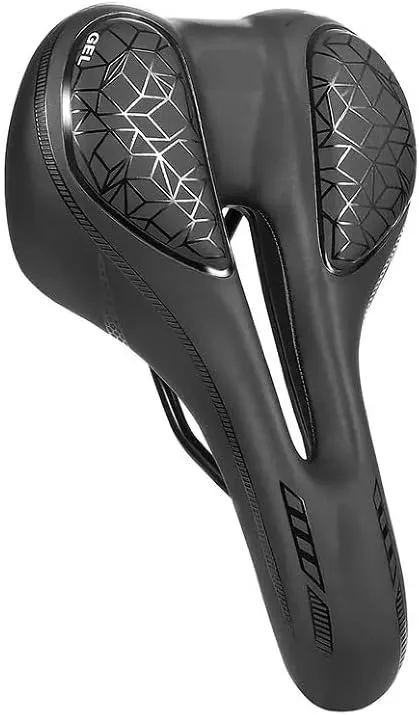 Gel Silicone Bicycle Saddle Comfortable Shock Absorbing Road Hollow Breathable Cycling Soft Cushion Bike Saddle