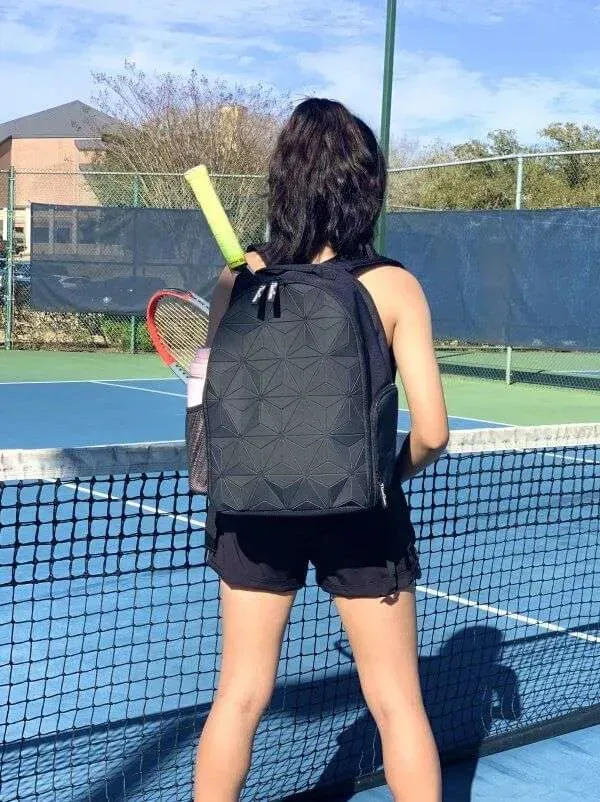 GEO Lightweight Tennis & Pickleball Backpack - Black