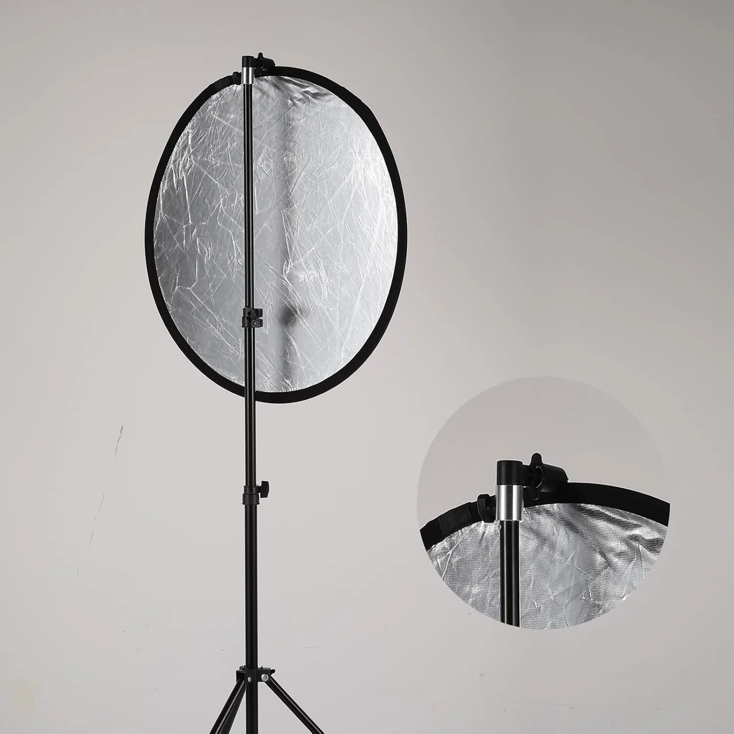 Godox 31”/80cm Light Reflector Diffuser,5-in-1 Portable Collapsible Round Multi Disc with Holder Clip & Bag for Studio Shooting,Video Location,Portrait Photography-Gold,Silver,White,Black,Translucent