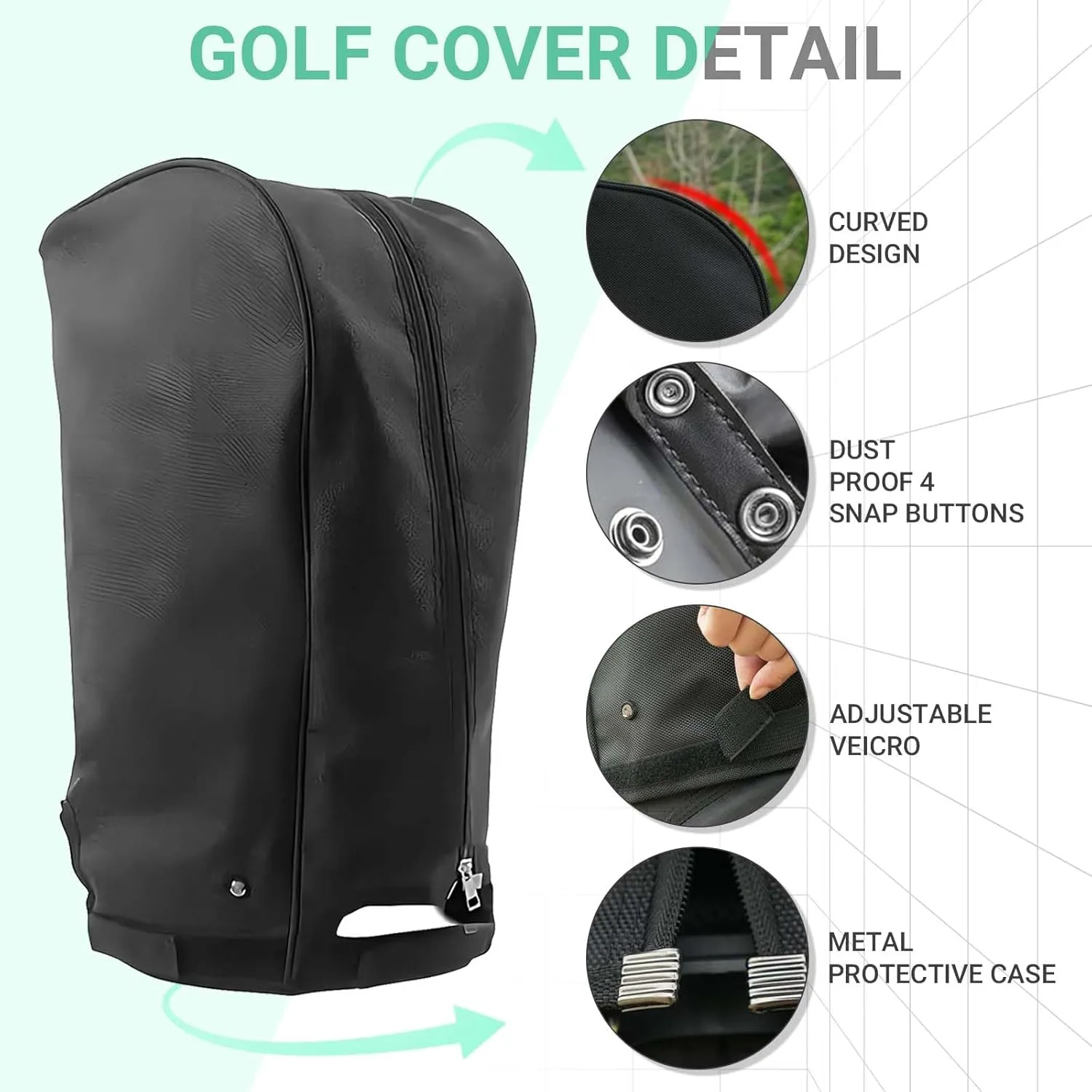 Golf Bag Rain Cover, Golf Accessory Gifts for Any Golfer, Beginner to pro, Golf Alliance Partners
