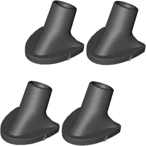 Golf Bag Stand Replacement Feet, 4Pack Durable Golf Bag Feet Replacement for Golf Bag Necessary Accessories