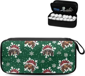 Golf Ball Bag Pouch, Golf Essentials Accessory Bag, Golf Valuables Pouch Golf Gifts for Men Golf Accessories Case Bag