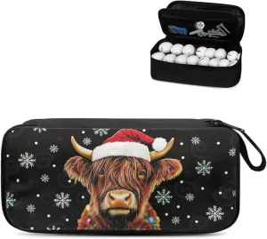 Golf Ball Bag Pouch, Golf Essentials Accessory Bag, Golf Valuables Pouch Golf Gifts for Men Golf Accessories Case Bag