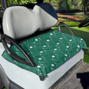 Golf Cart Seat Covers, Comfortable Summer Golf Cart Seat Towel Blanket for 2 Seats Club Car, Golf Cart Accessories