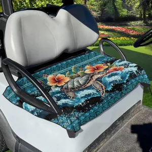 Golf Cart Seat Covers, Golf Cart Seat Blanket Towel, Travel Sports Golf Cart Seat Cover for 2-Person Seats Club Car, Golf Cart Accessories