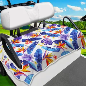 Golf Cart Seat Covers, Unique Golf Cart Seat Towel Blanket for All EZGO, Yamaha, Club Cars, Icon and More Cart Front Seat, 100% Microfiber Keeps Seat Cool and Comfortable, 51'' x 31''