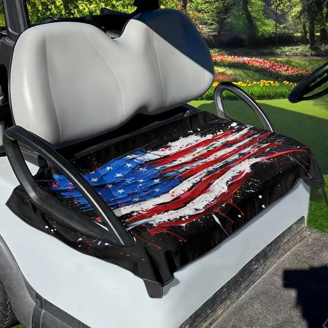Golf Cart Seat Cover,Stay Cool Seat Blanket 50 x 30.9 Inches Summer Golf Cart Seat Towel Accessories for Club Car Travel Sports