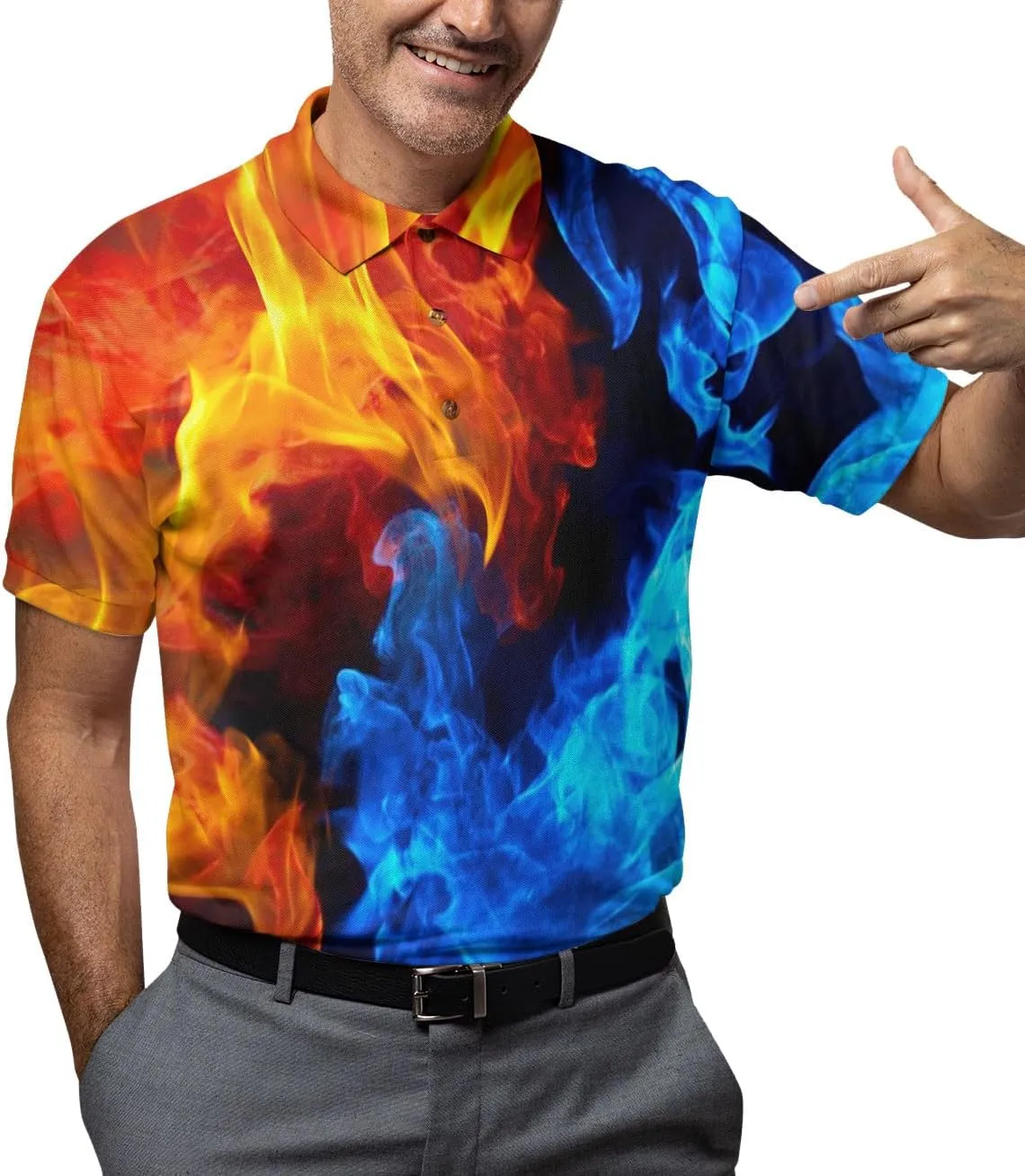 Golf Polo Shirts for Men Unisex Mens Polo Shirts Short Sleeve Mens Shirts Golf Shirts for Men