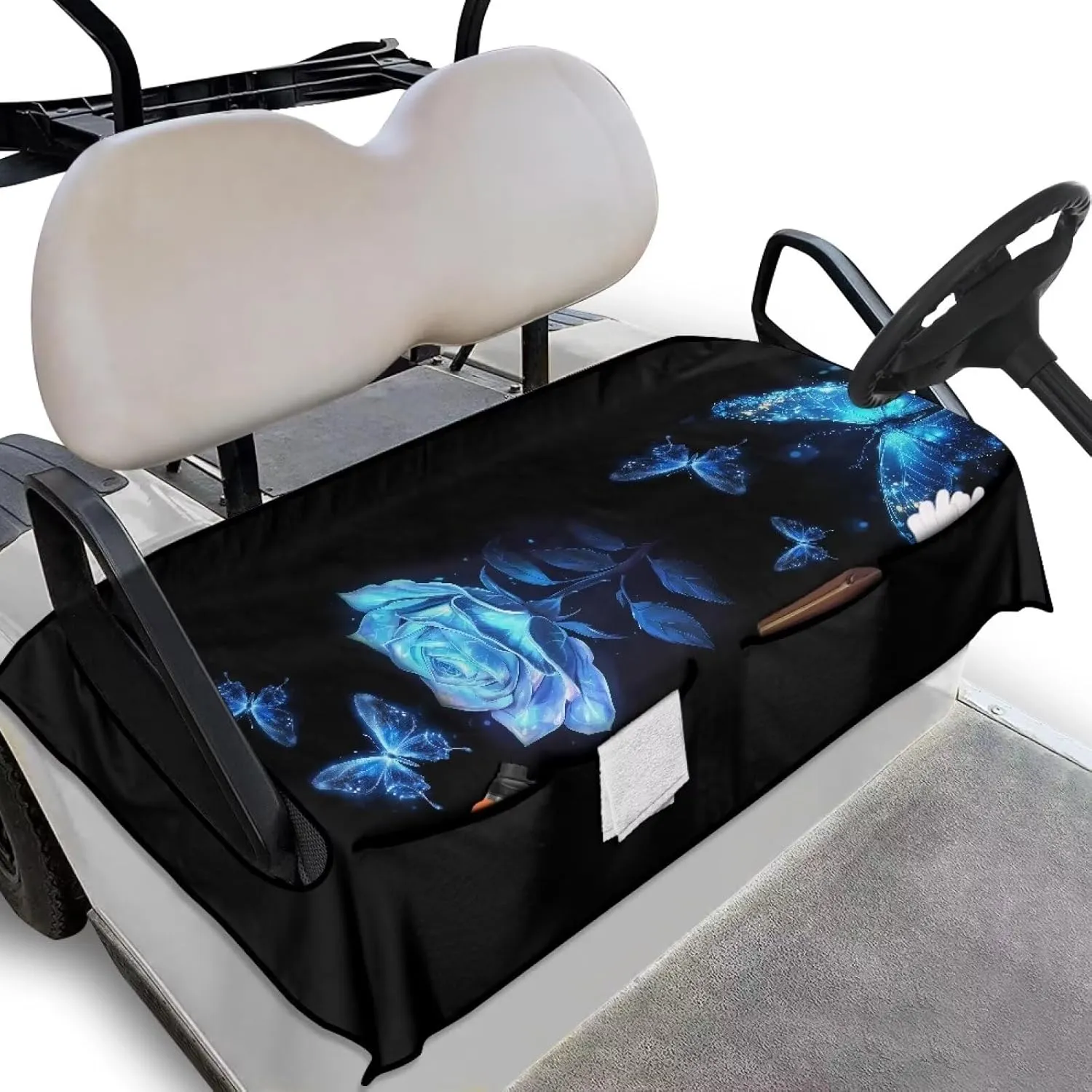Golf Seat Covers for Cart, Lightweight Golf Cart Accessories Club Car Seat Protector Seat Blanket/Towel Travel Sports Essential, Gift for Women Men