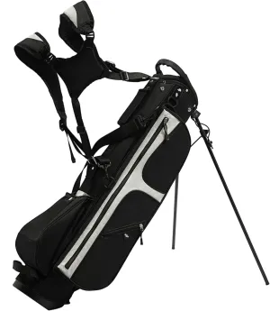 Golf Stand Bag Nylon Portable Golf Stand Holder with Shoulder Strap for Juniors, Adults, Most Sizes of Golf Clubs-3 Dividers/ 5 Pockets/ 6.49 * 36.02in