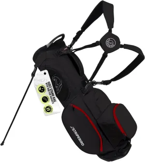 Golf Stand Bag with Hub for Magnets - 4 Way Full-Length Dividers Golf Club Bag - Flexfit Rotatable & Adjustable Dual Straps - Lightweight Golf Bag Stand - Golf Bags for Men