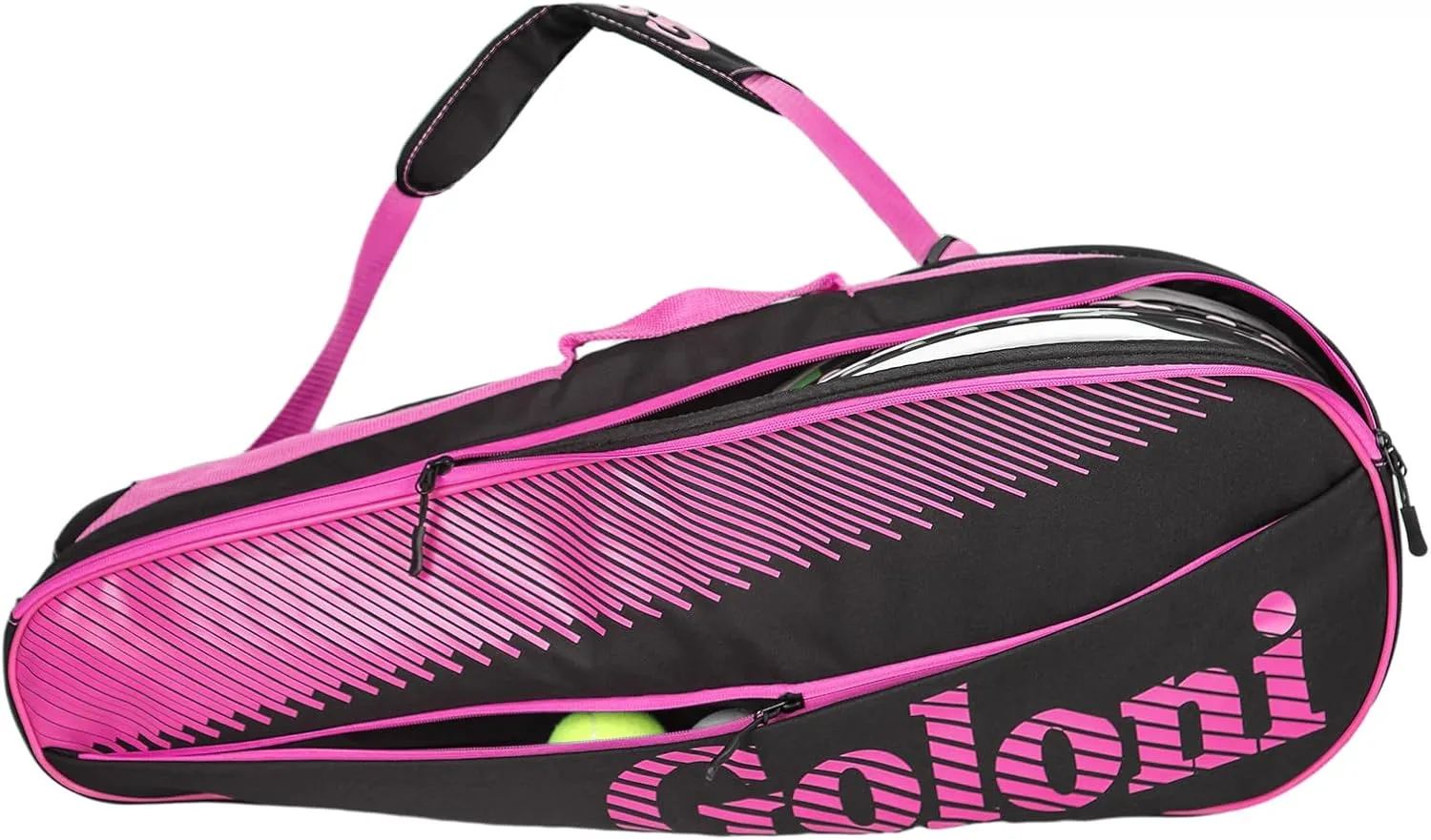 Goloni | 3 Racquet Tennis Bag, for Professional or Beginner Tennis Players, Rackets Cover Bag with Protective Pad & Lightweight | Unisex Design for Men, Women, Youth and Adults