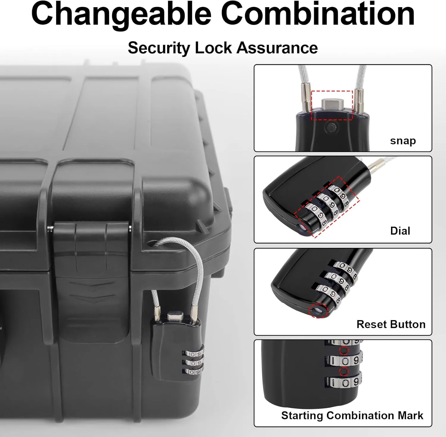 Graded Sports Card Storage Box, PSA Slab Case Compatible with SGC CSG BGS, Trading Card Storage Box with 2 Locks, Waterproof Protective Cards Holder Organizer for Toploader, Magnetic, Large