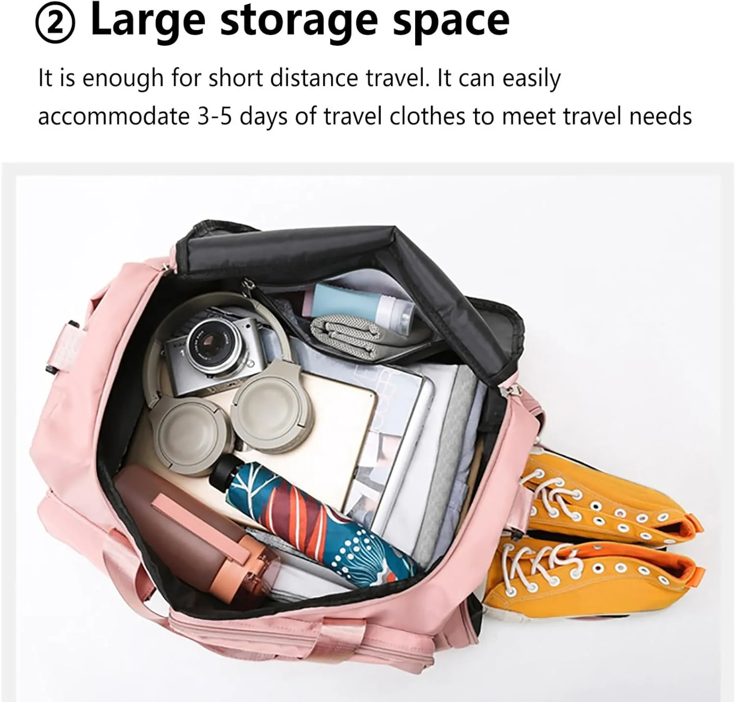 Gym Bag for Men with Shoes Compartment,28L Waterproof Duffel Bag,Reusable Duffle Bag for Sports Travel Workout Yoga