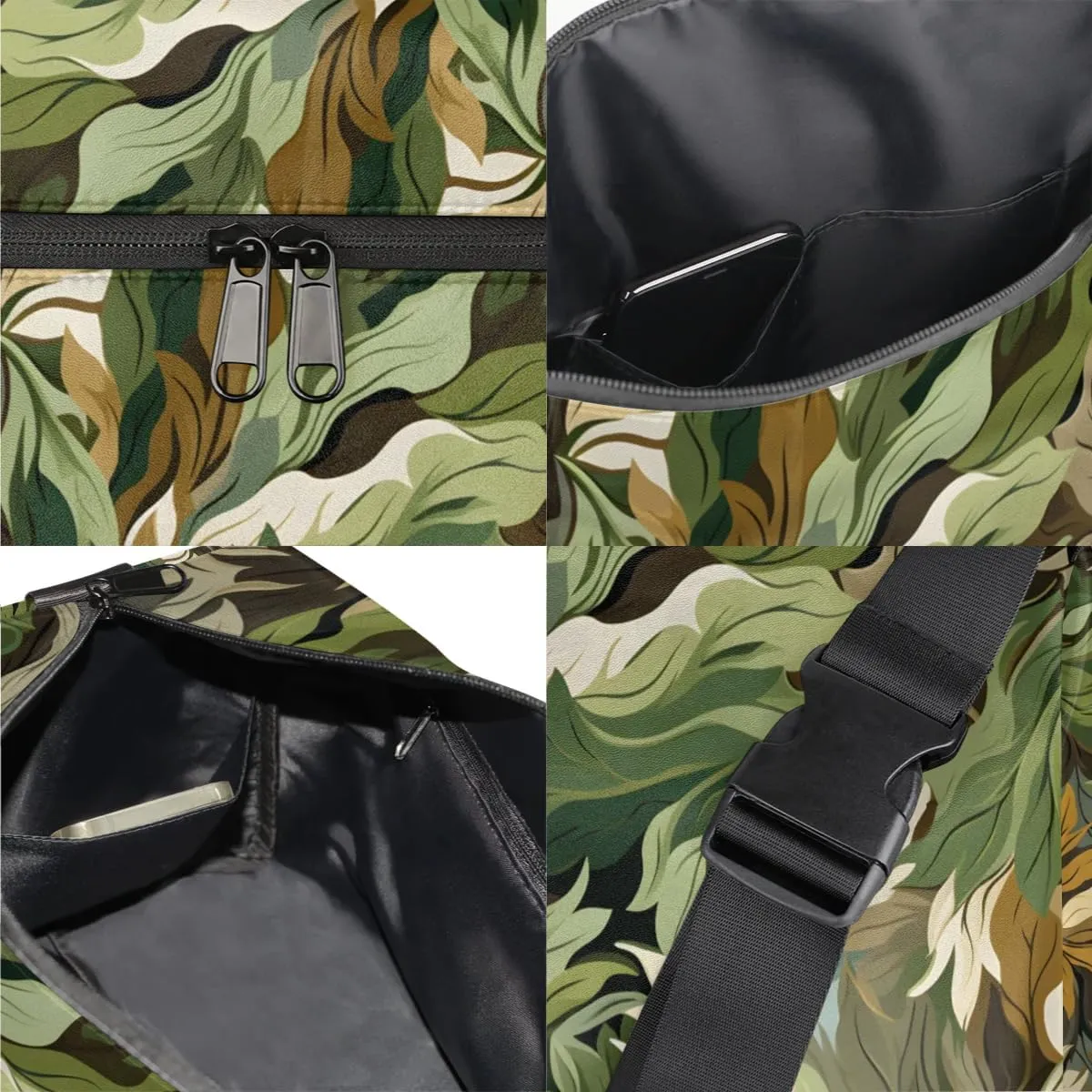 Gym Bags for Men 14.8 Inch Lightweight Carry On Bags for Airplanes Waterproof Duffle Bag for Travel, Abstract Camouflage Patterns