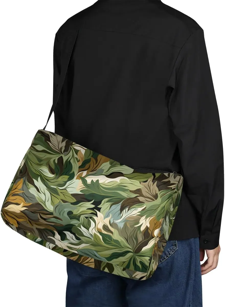 Gym Bags for Men 14.8 Inch Lightweight Carry On Bags for Airplanes Waterproof Duffle Bag for Travel, Abstract Camouflage Patterns