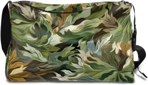 Gym Bags for Men 14.8 Inch Lightweight Carry On Bags for Airplanes Waterproof Duffle Bag for Travel, Abstract Camouflage Patterns