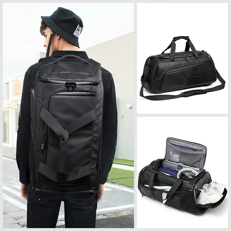 Gym Duffle Bag Waterproof Sports Duffel Bags Travel Weekender Bag for Men Women Overnight Sports Duffel Bags Dry Wet Separation