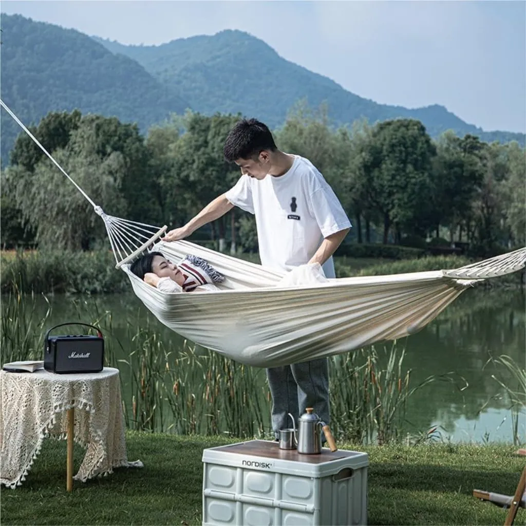 Hammocks 2024 New Camping Equipment Hammock Outdoor Double Anti-Rollover Swing Outdoor Camping Net Bed Tied to The Tree Camping Hammocks(B,200CM*150CM)