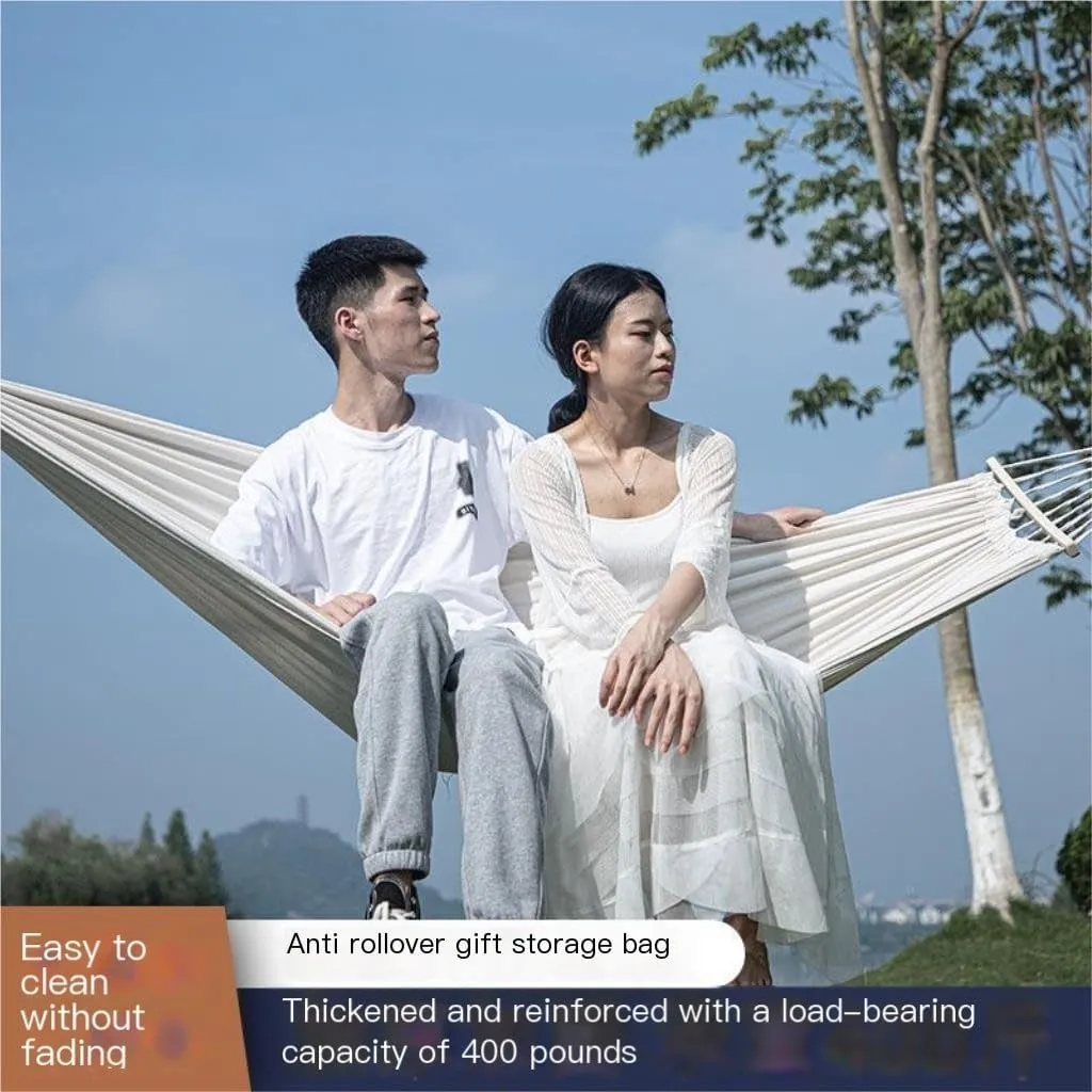 Hammocks 2024 New Camping Equipment Hammock Outdoor Double Anti-Rollover Swing Outdoor Camping Net Bed Tied to The Tree Camping Hammocks(B,200CM*150CM)