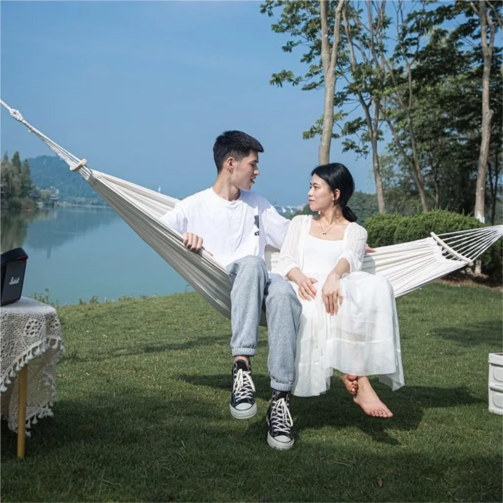 Hammocks 2024 New Camping Equipment Hammock Outdoor Double Anti-Rollover Swing Outdoor Camping Net Bed Tied to The Tree Camping Hammocks(B,200CM*150CM)
