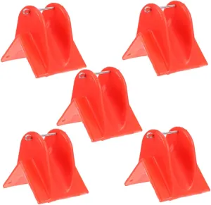 Happyyami 5pcs Safety Rope Protectors for Climbing -wear Abrasion Resistant Gear for Outdoor Mountaineering Easy to Clean Rope Protector