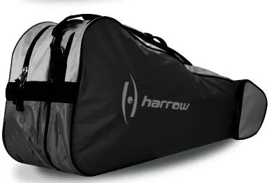 Harrow 3 Racquet Bag Black/Silver