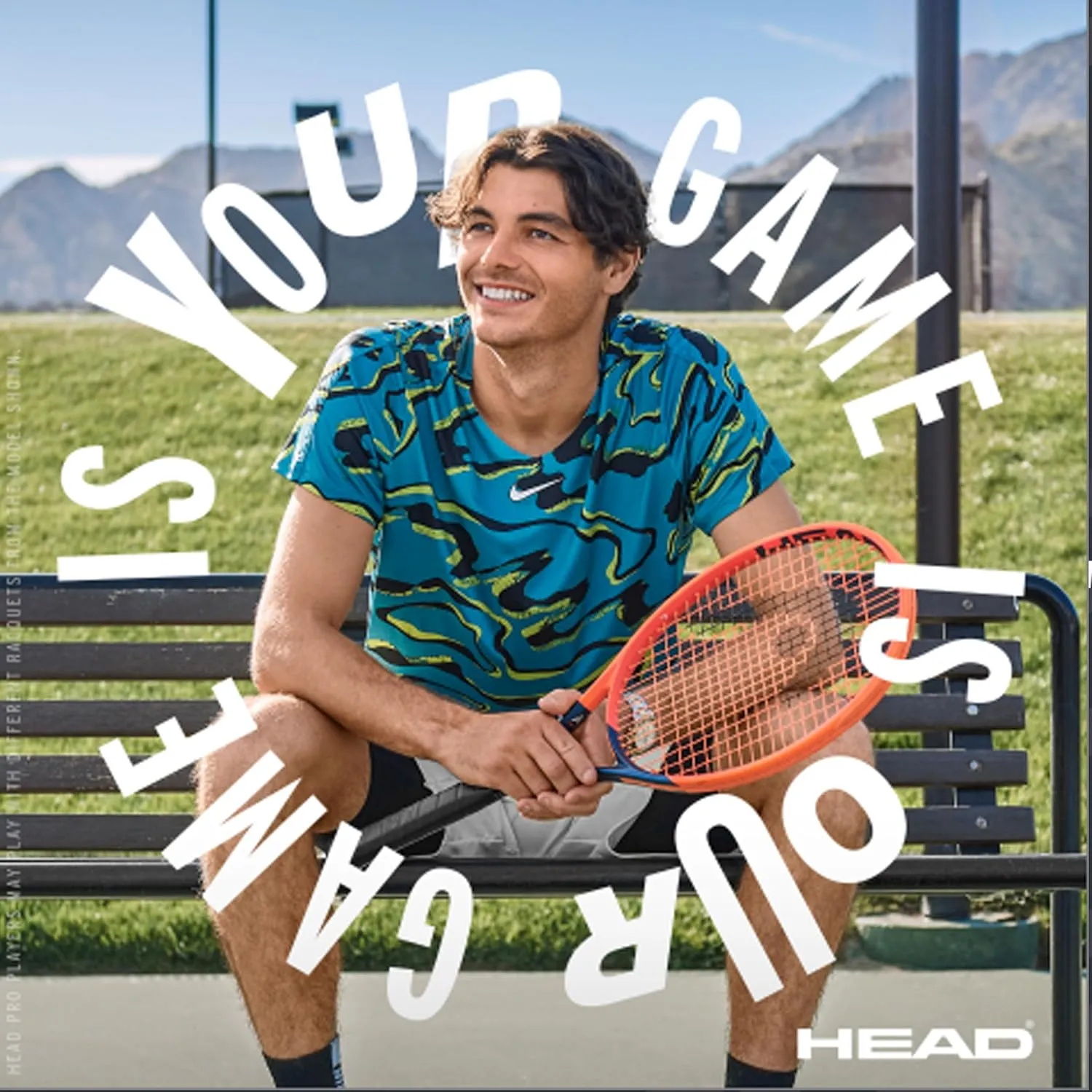 HEAD Geo Speed Adult Tennis Racket - Pre-Strung Light Balance 27.5 Inch Racquet