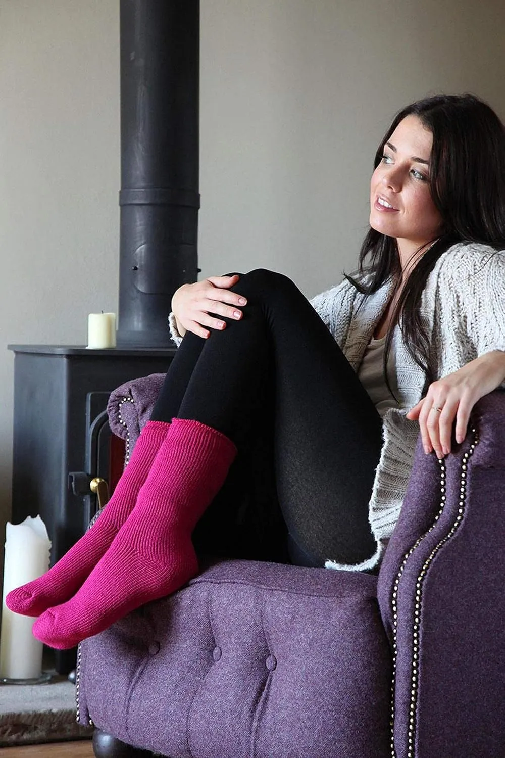 HEAT HOLDERS Thermal Socks, Women's Original, US Shoe