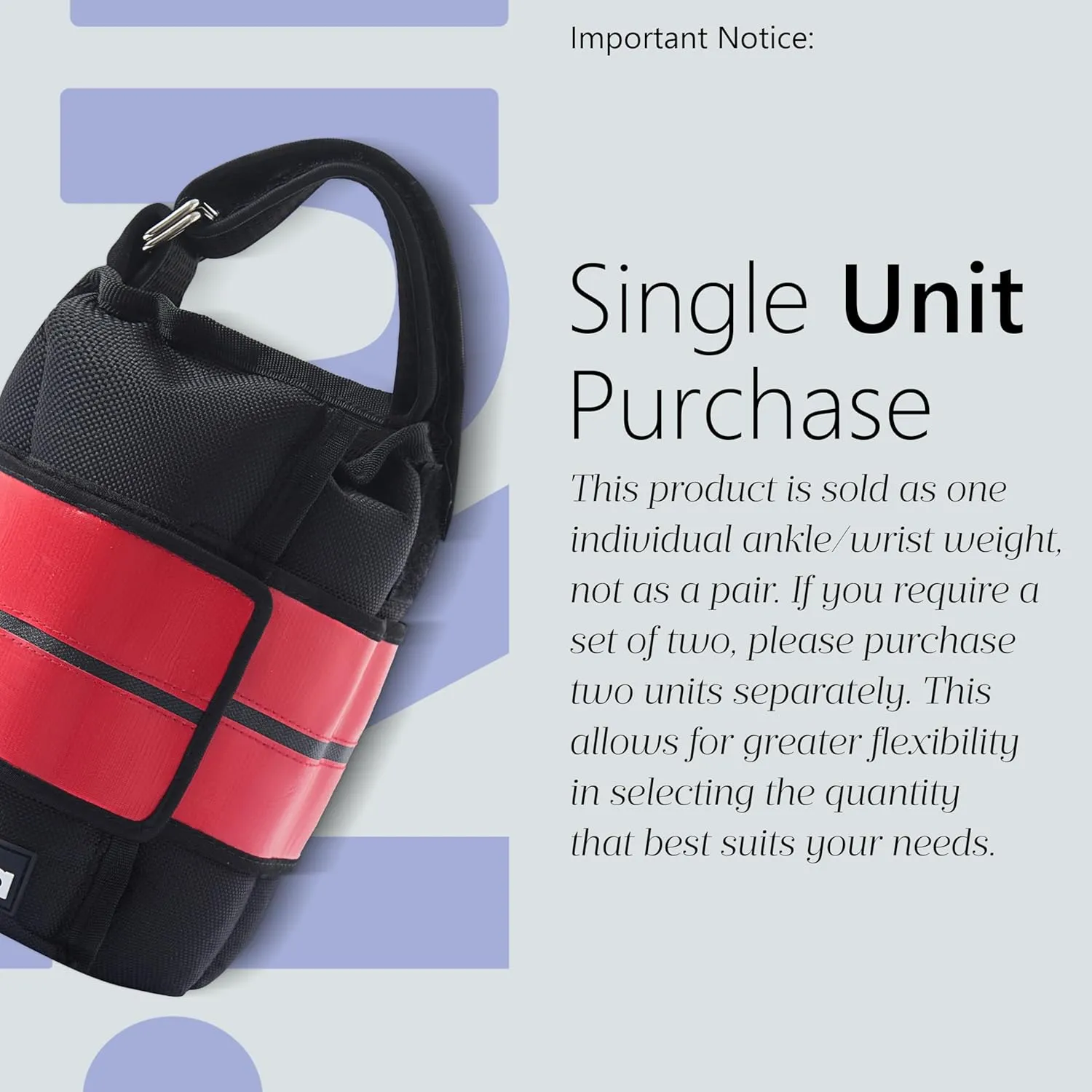 Heavy Ankle & Wrist Weight – From 4 to 40 lbs – Unique Patented Design, Adjustable Strap, Breathable Fabric – Ideal for Pilates, Strength Training, Walking, Yoga, Rehab, & Home Fitness – Single Unit